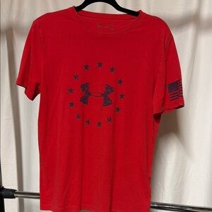 Under Armour Red Graphic T-Shirt for Men